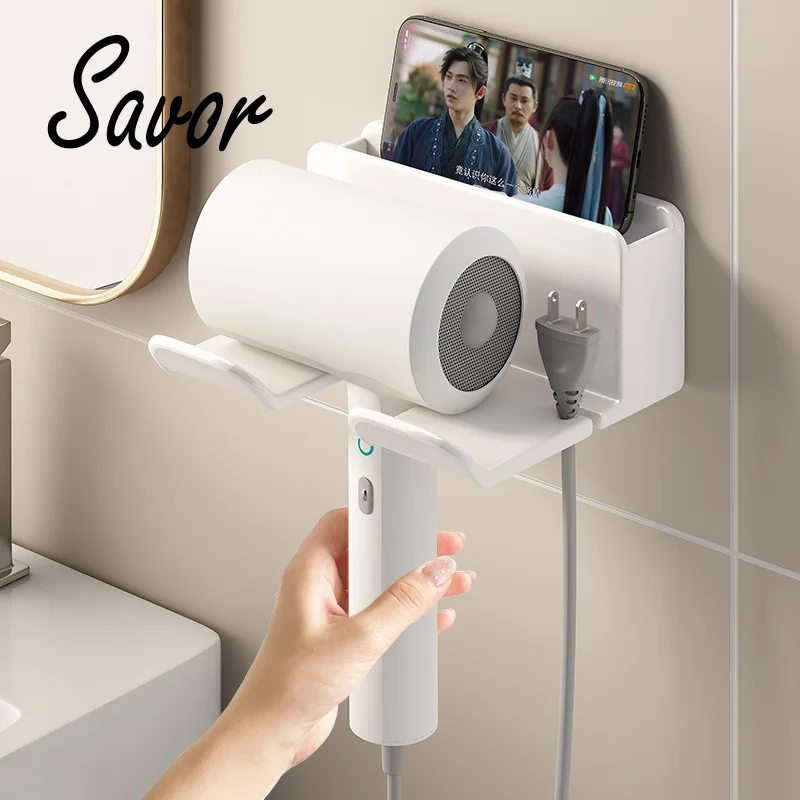 Hair Dryer Holder Wall Mounted Hair Straightener Dryer Hair Stand Bathroom Organizer Shelves Self Adhesive Plastic Storage Rack
Hair Dryer Holder Wall Mounted Hair Straightener Dryer Hair Stand Bathroom Organizer Shelves Self Adhesive Plastic Storage Rack
