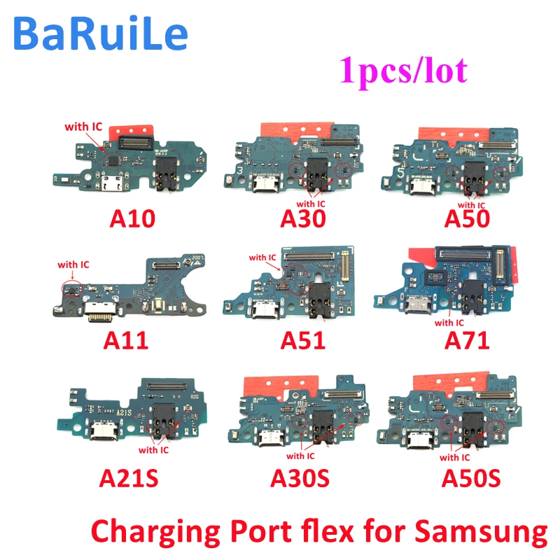 Для Samsung A10 A20 A30 A50 A70 A01 A11 A31 A51 A71 A21S A50S USB-порт для зарядного устройства разъем