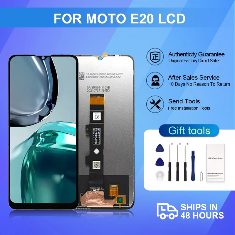 6.5 Inch XT2155 Screen For Moto E20 LCD Touch Panel Digitizer For Moto E20 Display Assembly Replacement With Frame Free Shipping
6.5 Inch XT2155 Screen For Moto E20 LCD Touch Panel Digitizer For Moto E20 Display Assembly Replacement With Frame Free Shipping