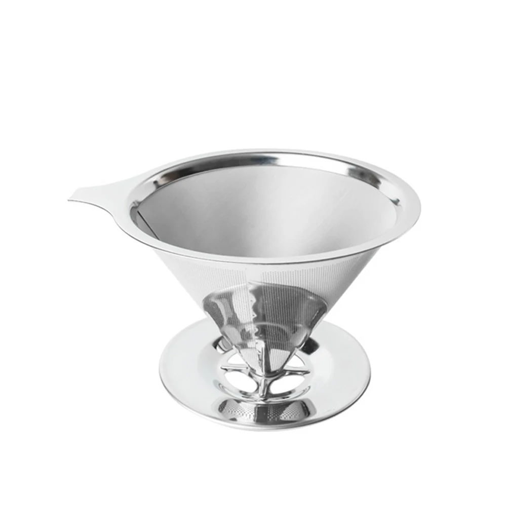 Reusable Coffee Tea Cup Drip Filter Mesh Holder Stainless Steel Pour Over Funnel Kitchen Coffeeware Accessories
Reusable Coffee Tea Cup Drip Filter Mesh Holder Stainless Steel Pour Over Funnel Kitchen Coffeeware Accessories