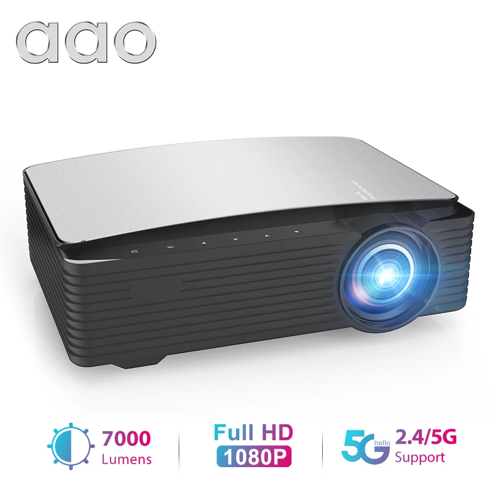 AAO YG650 Projector Full HD 1080P Big Screen LED Proyector YG651 5G 2.4G WIFI Android Smart Phone Beamer 3D Home Video Theater
AAO YG650 Projector Full HD 1080P Big Screen LED Proyector YG651 5G 2.4G WIFI Android Smart Phone Beamer 3D Home Video Theater