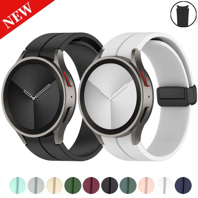 20mm Silicone Strap For Samaung Galaxy Watch 5 4 40mm 44mm 5 Pro 45mm Magnetic Bracelet Wristband Watch 4 Classic 46mm 42mm Band
20mm Silicone Strap For Samaung Galaxy Watch 5 4 40mm 44mm 5 Pro 45mm Magnetic Bracelet Wristband Watch 4 Classic 46mm 42mm Band