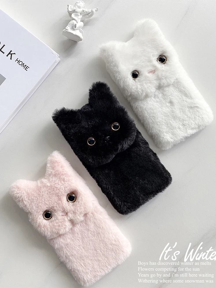 Winter Warm Plush Phone Case For Samsung Galaxy A42 A51 A52 A60 A70 A71 A72 A80 A81 Cute Cat Furry fluffy Fur Soft Silicon Cover
Winter Warm Plush Phone Case For Samsung Galaxy A42 A51 A52 A60 A70 A71 A72 A80 A81 Cute Cat Furry fluffy Fur Soft Silicon Cover