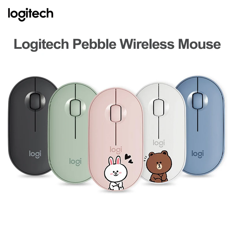 

Logitech Pebble беспроводная Bluetooth мышь для офиса, бесшумная мышь для компьютера, ноутбука, планшета, мыши