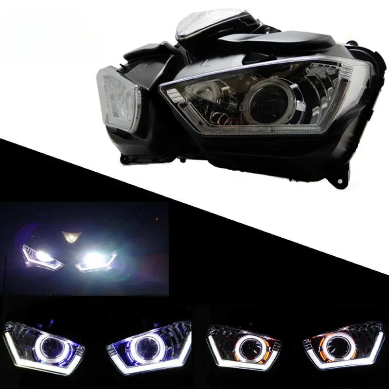 For YAMAHA YZF R25 R3 2013 2014 2015 2016 2017 Headlight Motorcycle Lights Angel Demon Eye HID Projector HID Angel Eye R25 R3
For YAMAHA YZF R25 R3 2013 2014 2015 2016 2017 Headlight Motorcycle Lights Angel Demon Eye HID Projector HID Angel Eye R25 R3