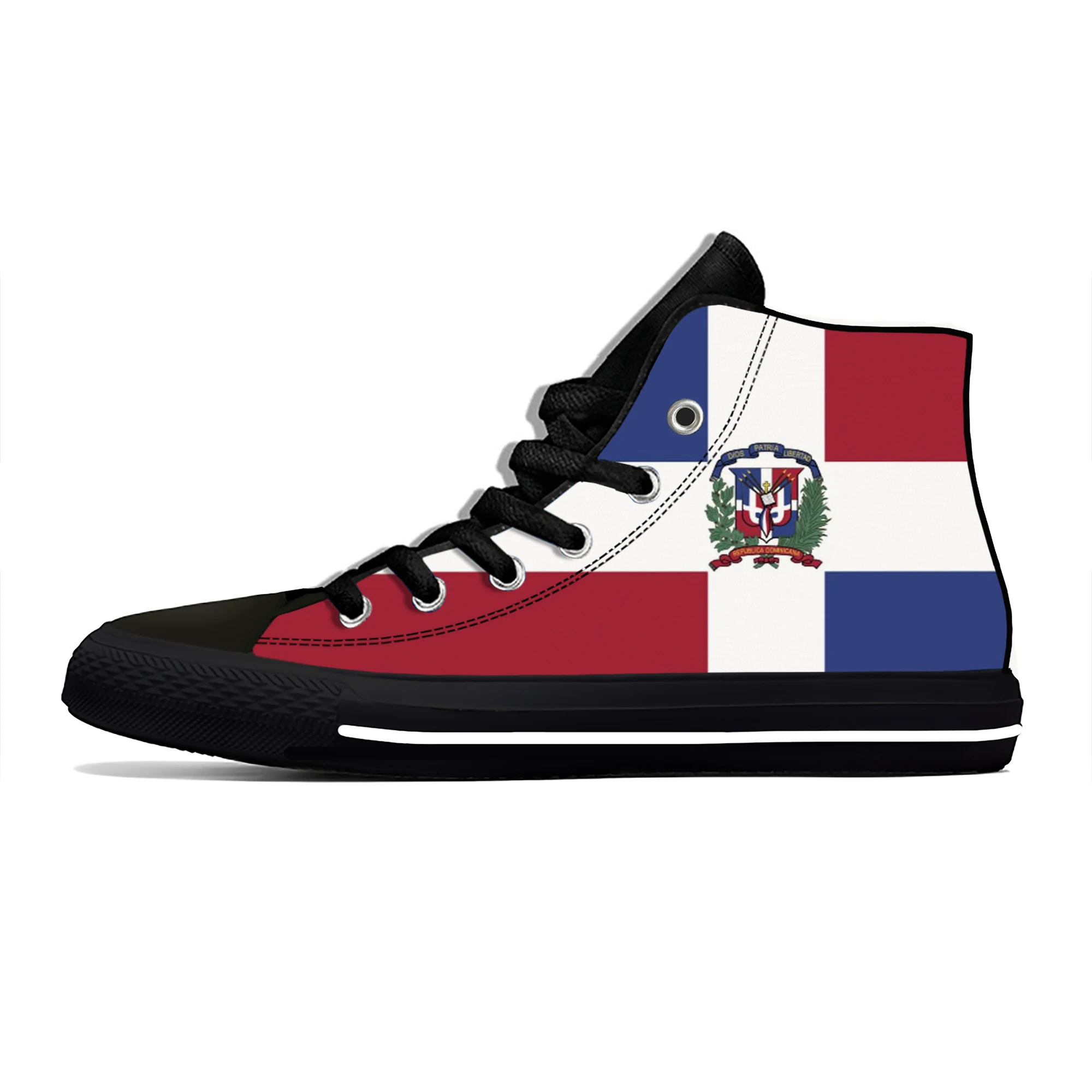 Dominican Republic Pride Flag Patriotic Fashion Casual Cloth Shoes High Top Lightweight Breathable 3D Print Men Women Sneakers
Dominican Republic Pride Flag Patriotic Fashion Casual Cloth Shoes High Top Lightweight Breathable 3D Print Men Women Sneakers