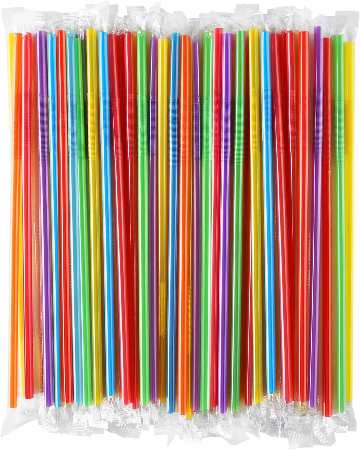 100 color flexible plastic straws, disposable bendable straws, 10.2 "long, 0.23" diameter, BPA-free
100 color flexible plastic straws, disposable bendable straws, 10.2 "long, 0.23" diameter, BPA-free