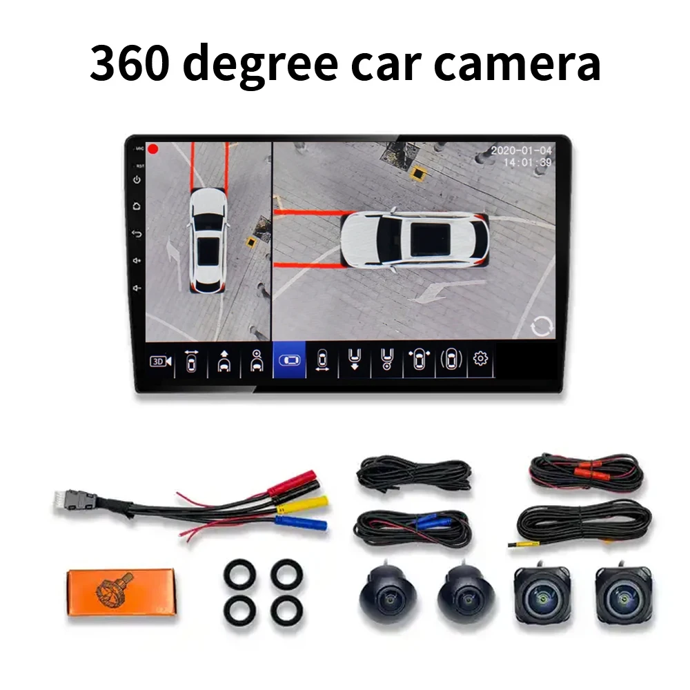 

Universal 360° Surround View 720P AHD 1080P Car Camera 360 Degree Panoramic Front Rear Left Right Cameras For Car Stereo Radio