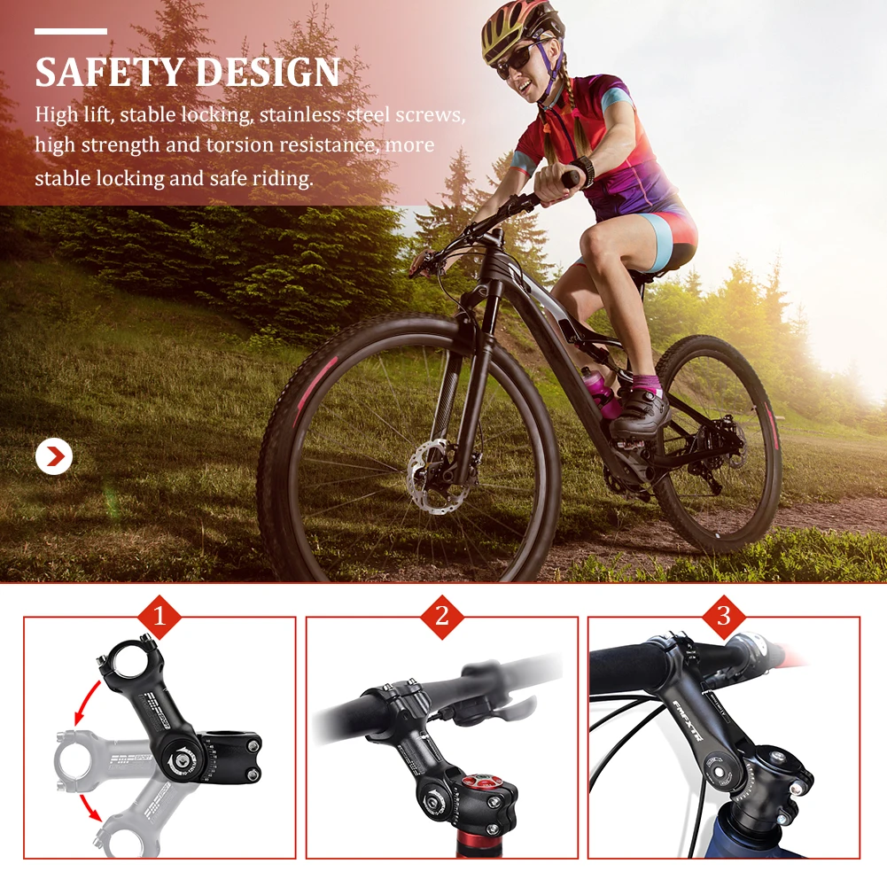 MTB Bicycle Stem 25.4mm/31.8mm Aluminum Alloy Bike Stem Adjustable Bicycle Handlebars Stem Angle Riser Bike Parts
MTB Bicycle Stem 25.4mm/31.8mm Aluminum Alloy Bike Stem Adjustable Bicycle Handlebars Stem Angle Riser Bike Parts