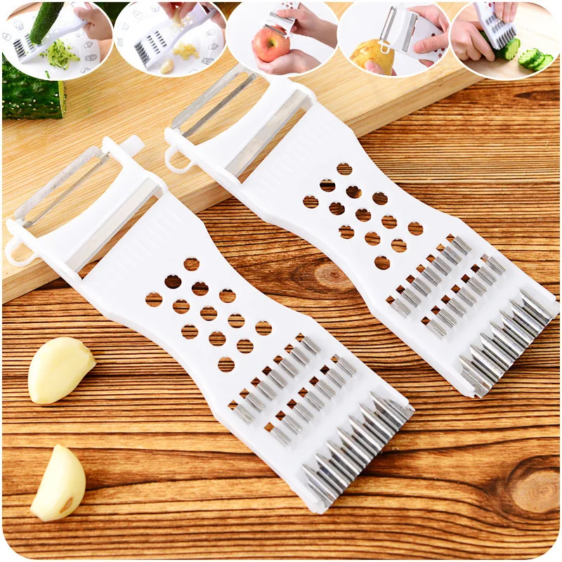 Multifunctional Plastic Peeler For Fruit And Vegetable Stainless Steel Blade Grater
Multifunctional Plastic Peeler For Fruit And Vegetable Stainless Steel Blade Grater