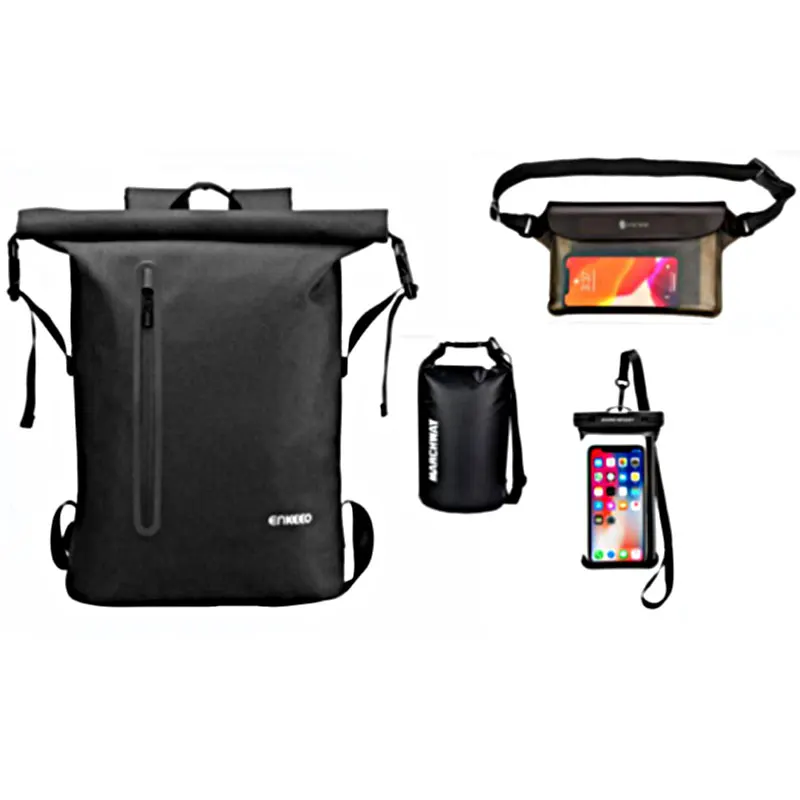 Jetshark Waterproof Bag 4 Into 1 Set TPU Backpack PVC Phone Case Waterproof Pouch Bag
Jetshark Waterproof Bag 4 Into 1 Set TPU Backpack PVC Phone Case Waterproof Pouch Bag