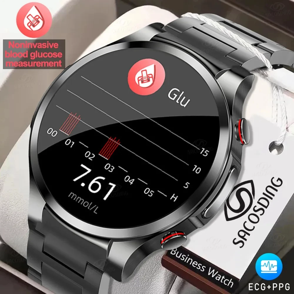 2023 New Noninvasive Blood Sugar ECG+PPG Smart Watch Men Heart Rate Blood Oxygen Health Smartwatch Women Waterproof Sport Watch
2023 New Noninvasive Blood Sugar ECG+PPG Smart Watch Men Heart Rate Blood Oxygen Health Smartwatch Women Waterproof Sport Watch