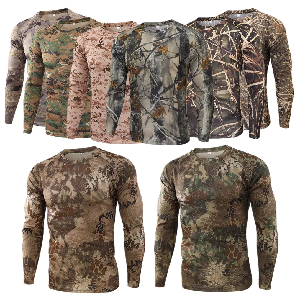 Men Running Base Layer Camo Compression Clothes Top Gym Fitness Tight Long Sleeve T Shirt Skinny Outdoor Basketball Sportswear
Men Running Base Layer Camo Compression Clothes Top Gym Fitness Tight Long Sleeve T Shirt Skinny Outdoor Basketball Sportswear