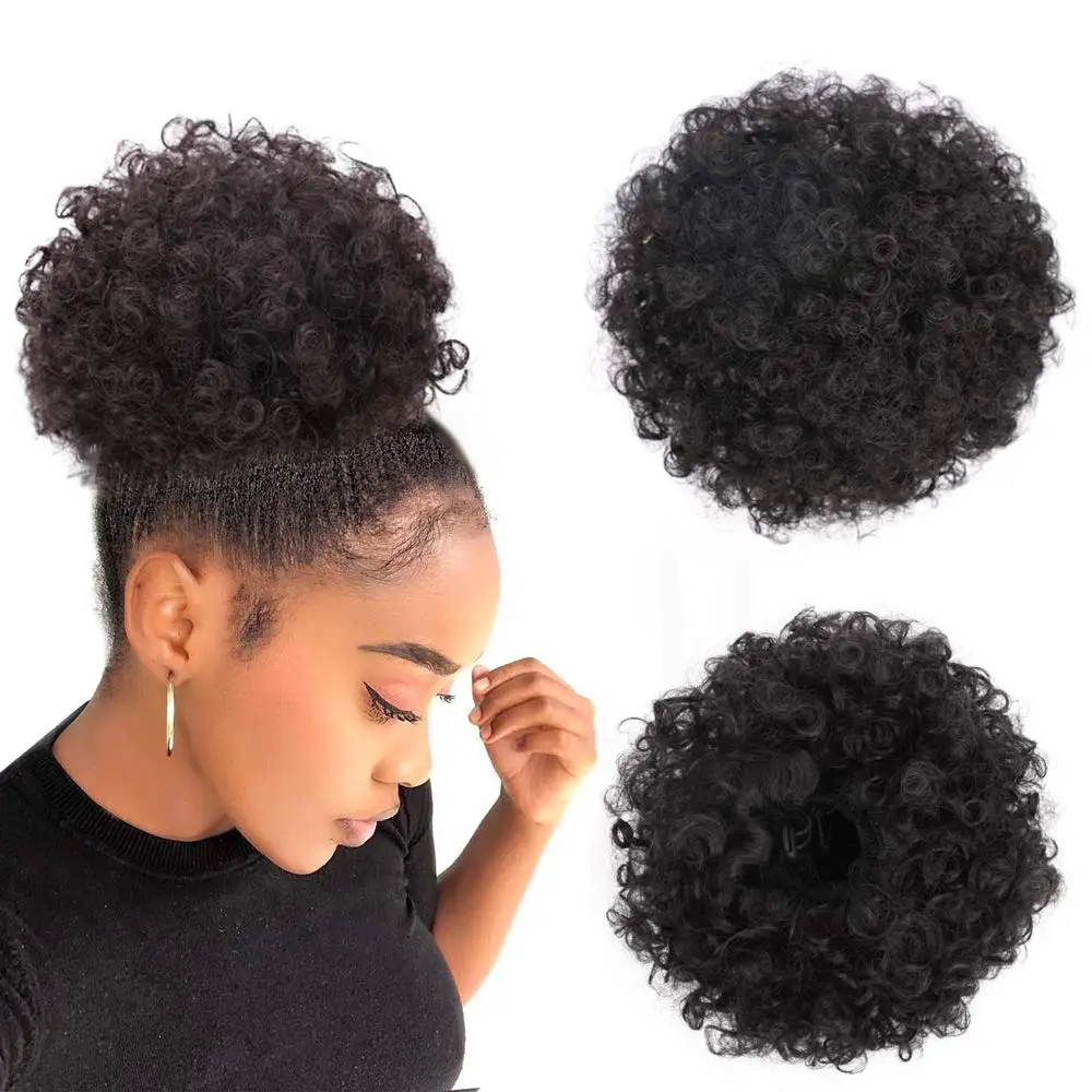 Postiche Cheveux Chignon Ponytail Afro Puff Soft Fried Head Elastic Hair Rope Synthetic Buns for Black Women and Child
Postiche Cheveux Chignon Ponytail Afro Puff Soft Fried Head Elastic Hair Rope Synthetic Buns for Black Women and Child