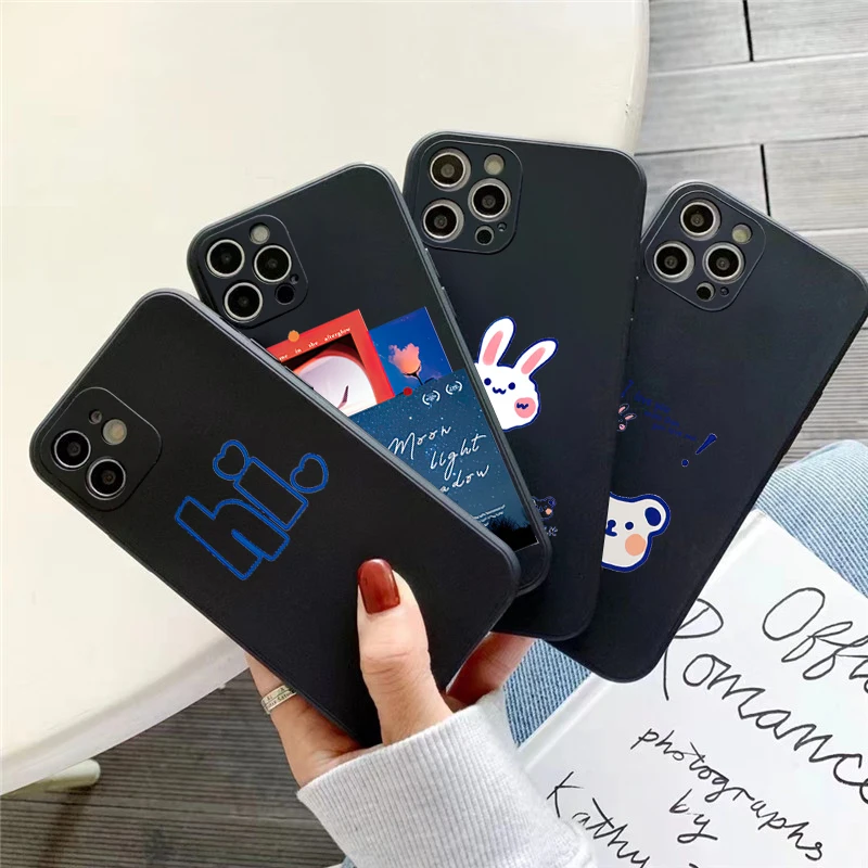 Cute Cartoon Alphabet Bunny Bear Phone Case For Funda iPhone 11 12 13 Pro Max Mini X XR XS SE 2020 5 6 7 8 Plus Liquid Silicon
Cute Cartoon Alphabet Bunny Bear Phone Case For Funda iPhone 11 12 13 Pro Max Mini X XR XS SE 2020 5 6 7 8 Plus Liquid Silicon