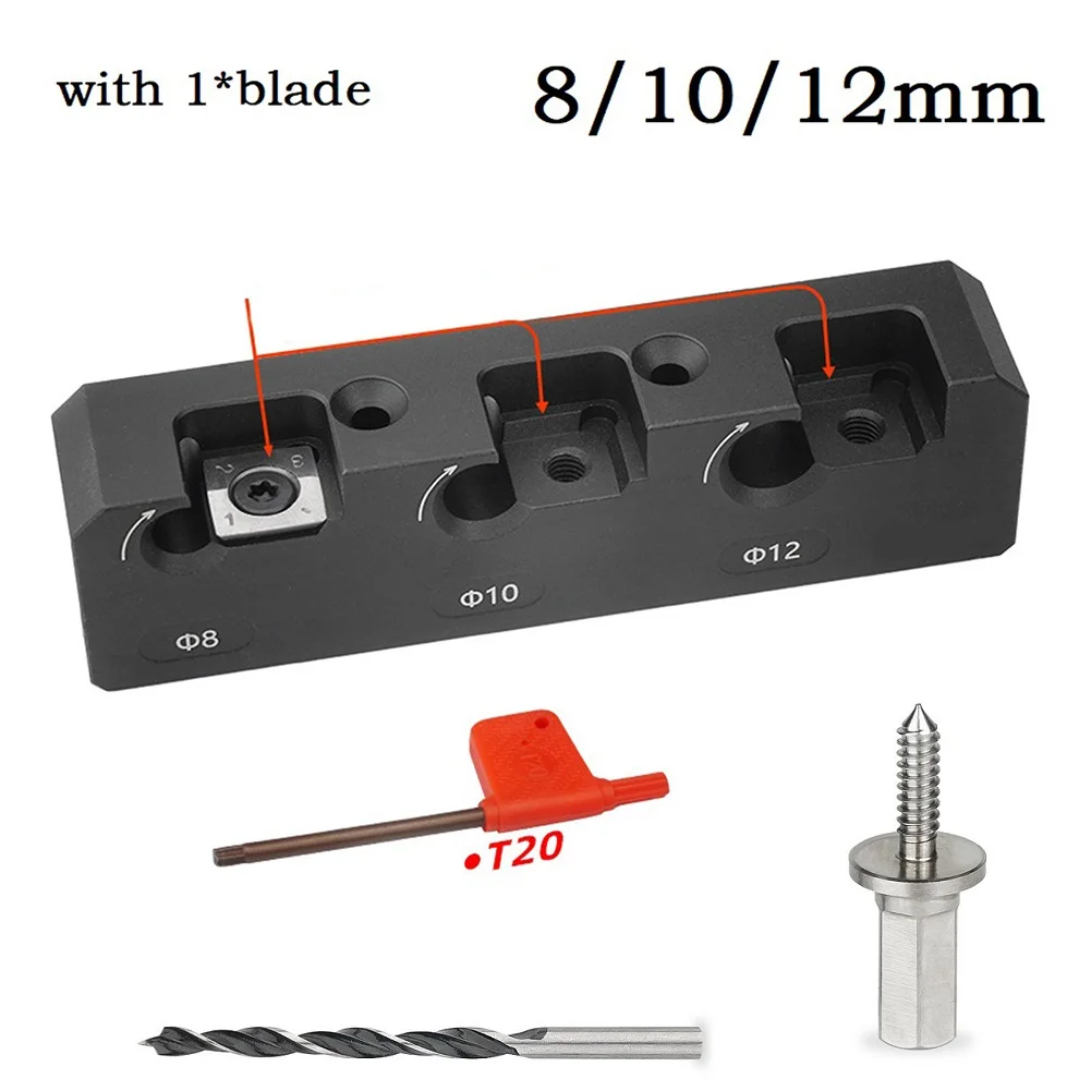 Dowel Maker Jig 8mm-18mm With Carbide Blades Woodworking Electric Drill Milling Dowel Round Rod Auxiliary Tool
Dowel Maker Jig 8mm-18mm With Carbide Blades Woodworking Electric Drill Milling Dowel Round Rod Auxiliary Tool