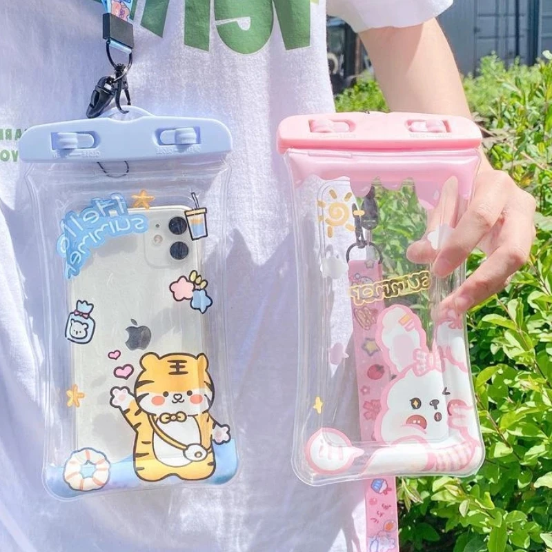 Cute Cartoon Floating Swimming Waterproof Phones Bag For All Size Smartphone Universal Diving Surfing Mobile Phone Pouch
Cute Cartoon Floating Swimming Waterproof Phones Bag For All Size Smartphone Universal Diving Surfing Mobile Phone Pouch