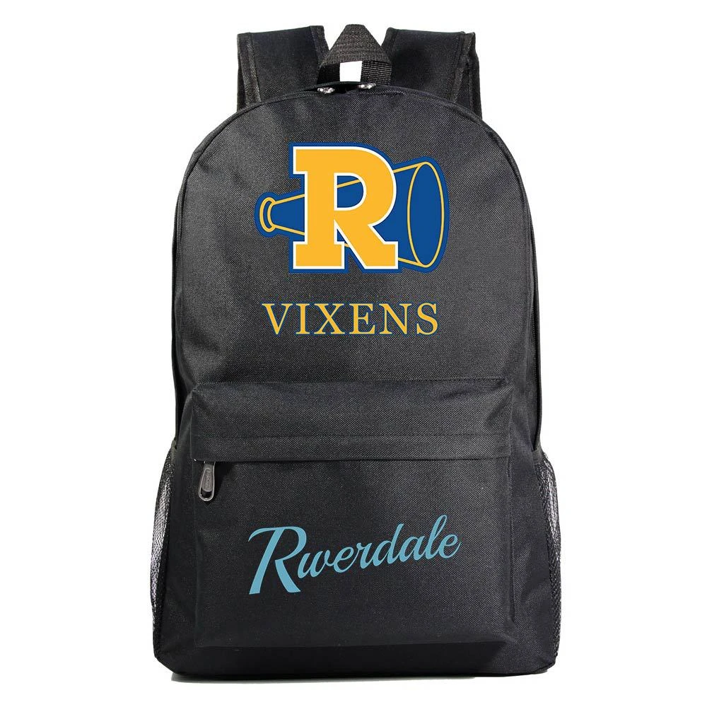 

Riverdale Harajuku Printing Backpack Student Zipper Schoolbag Unisex Packsack Canvas Knapsack Cartoon Bookbag Travel Laptop Bag