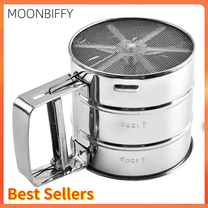 Baking Flour shaker Stainless Steel Mesh Flour Sifter Mesh Flour Bolt Sifter Manual Sugar Icing Shaker Mechanical
Baking Flour shaker Stainless Steel Mesh Flour Sifter Mesh Flour Bolt Sifter Manual Sugar Icing Shaker Mechanical