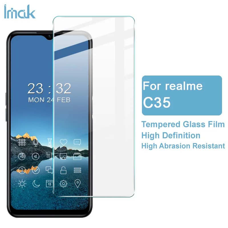 Imak Для realme C35 закаленное стекло 9H взрывозащищенное стекло высокой четкости
Imak Для realme C35 закаленное стекло 9H взрывозащищенное стекло высокой четкости