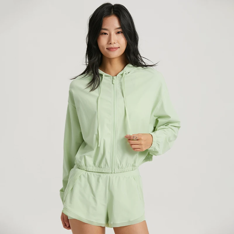 2023 Women Cool Feeling Sportwear Daily Fitness Lightweight Hooded Top Sun Protection Chic Yoga Short Jacket Chaquetas Invierno
2023 Women Cool Feeling Sportwear Daily Fitness Lightweight Hooded Top Sun Protection Chic Yoga Short Jacket Chaquetas Invierno