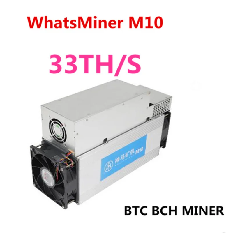 Asic Bitcoin BCH BTC Miner WhatsMiner M10 33TH/S 65W/T Better Than Antminer S9 S9i S9j T9+ M3,Low Power Consumption
Asic Bitcoin BCH BTC Miner WhatsMiner M10 33TH/S 65W/T Better Than Antminer S9 S9i S9j T9+ M3,Low Power Consumption