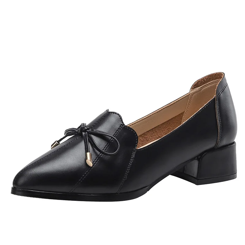 Luxury Women Pointy Single Shoes Comfortable Soft Leather Loafers Women Casual Shoes Fashion Elegant Ladies Party Dress Shoes
Luxury Women Pointy Single Shoes Comfortable Soft Leather Loafers Women Casual Shoes Fashion Elegant Ladies Party Dress Shoes