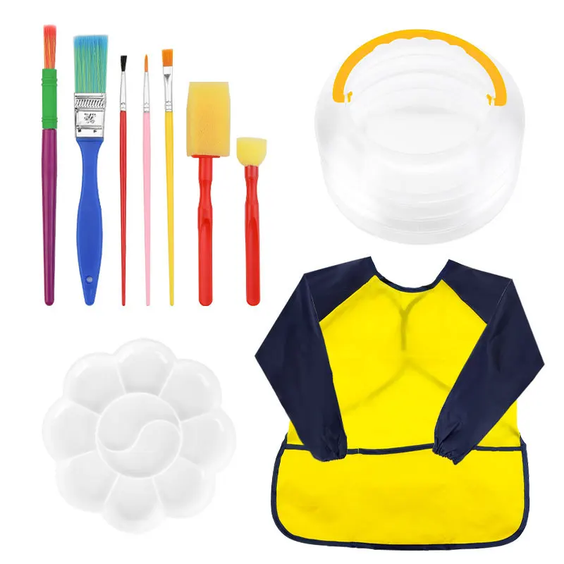 10pcs Set Children'S Sponge Paint Brushes Drawing Painting Kindergarten Graffiti Diy Seal Watercolor Professional Art Supplies
10pcs Set Children'S Sponge Paint Brushes Drawing Painting Kindergarten Graffiti Diy Seal Watercolor Professional Art Supplies