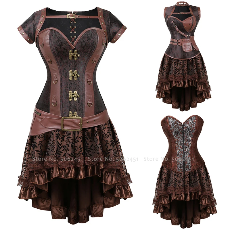 Carnival Medieval Steampunk Gothic Leather Vest Women Palace Vintage Corset Girdle Waistband Sexy Slim Retro Bodycon Party Dress
Carnival Medieval Steampunk Gothic Leather Vest Women Palace Vintage Corset Girdle Waistband Sexy Slim Retro Bodycon Party Dress
