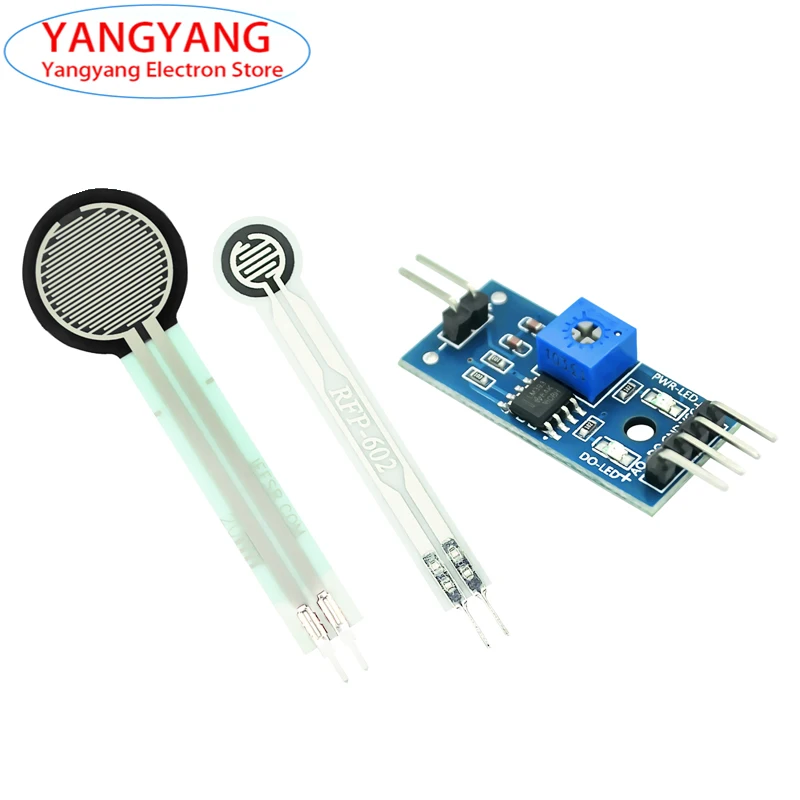 New FSR402 Resistive Thin Film Pressure Sensor Force Sensitive Resistor RFP602 1/2/5KG Weighing Sensor Voltage Conversion Module
New FSR402 Resistive Thin Film Pressure Sensor Force Sensitive Resistor RFP602 1/2/5KG Weighing Sensor Voltage Conversion Module