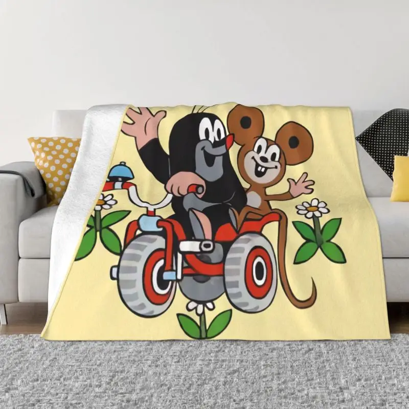Happy Mole Cartoon Sofa Fleece Throw Blanket Warm Flannel Cartoon Krtek Little Maulwurf Blankets for Bedding Travel Sofa Quilt
Happy Mole Cartoon Sofa Fleece Throw Blanket Warm Flannel Cartoon Krtek Little Maulwurf Blankets for Bedding Travel Sofa Quilt