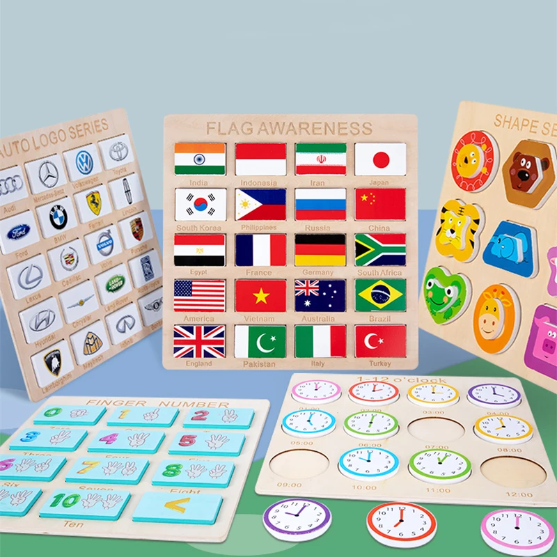 1 PCS 30cm Wooden Board With Colorful Alphabet Number 3D Puzzle Kids Early Educational Toy Matching National Flag Family Game
1 PCS 30cm Wooden Board With Colorful Alphabet Number 3D Puzzle Kids Early Educational Toy Matching National Flag Family Game