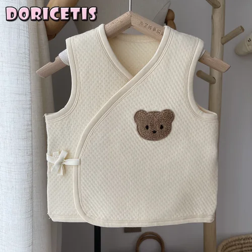 Комбинезон для новорожденных милый кардиган с рисунком медведя из мультфильма жилет на шнуровке для малышей зимняя Новинка мягкий хлопков...
Комбинезон для новорожденных милый кардиган с рисунком медведя из мультфильма жилет на шнуровке для малышей зимняя Новинка мягкий хлопков...