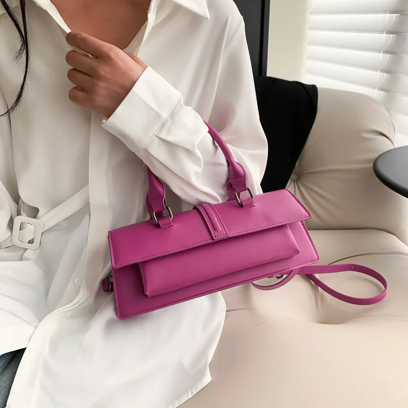 

Элегантные дамские сумочки и кошельки на весну, дизайнерская офисная Дамская оранжевая сумка на плечо, однотонные сумки через плечо из искусственной кожи, классический клатч