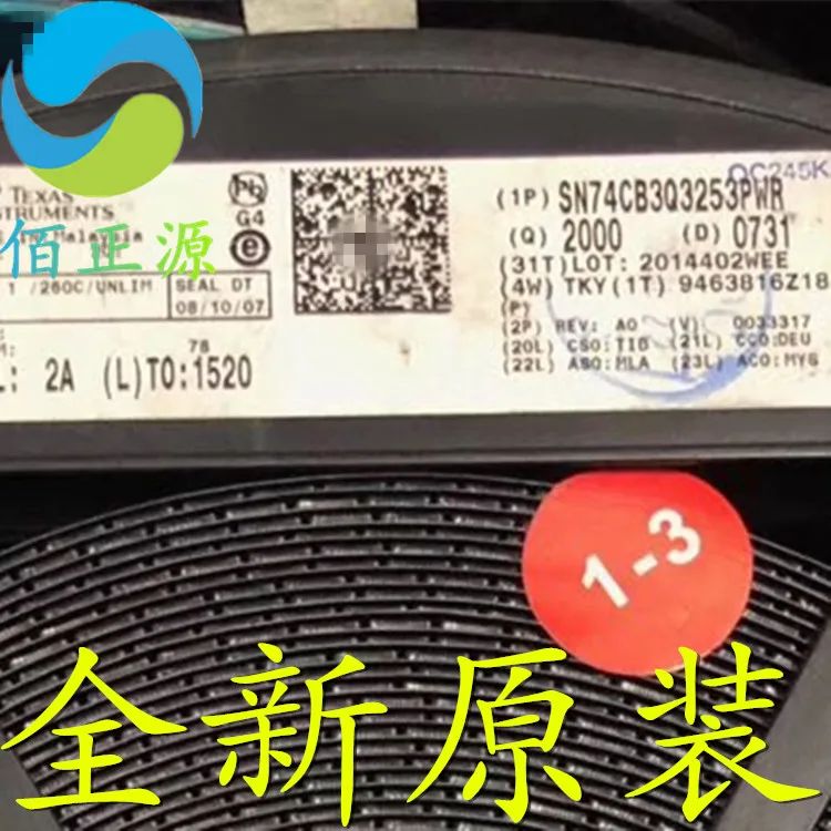 10 шт. Оригинальный Новый SN74CB3Q3253PWR шелкографический интерьер BU253 TSSOP-16 мультиплексор IC
10 шт. Оригинальный Новый SN74CB3Q3253PWR шелкографический интерьер BU253 TSSOP-16 мультиплексор IC