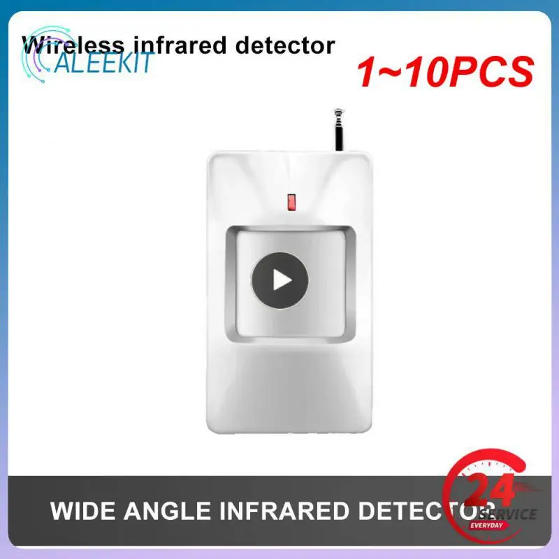 

1~10PCS 433MHz Wireless Infrared detector PIR Motion Sensor for GSM/PSTN Auto Dial Home Security Alarm System