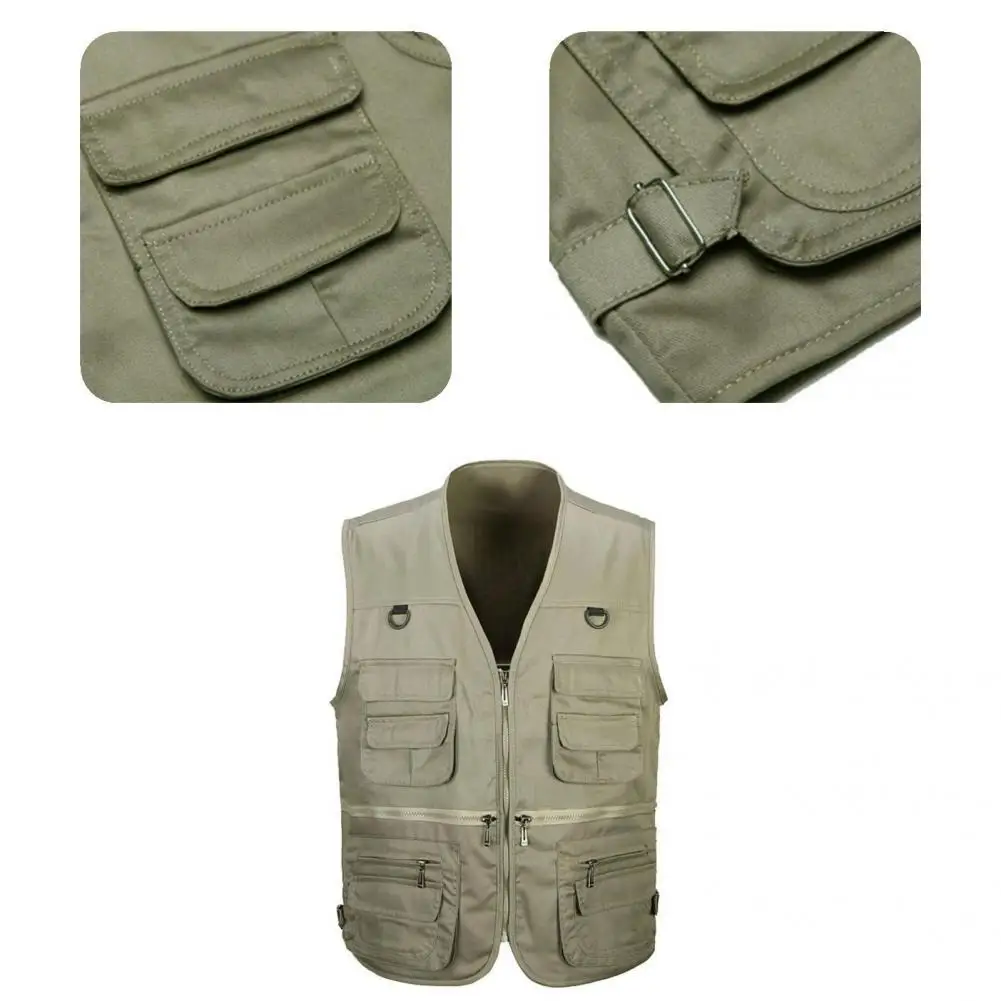 Chic Men Waistcoat Wear-resistant Multifunctional Men Vest Solid Color Men Waistcoat
Chic Men Waistcoat Wear-resistant Multifunctional Men Vest Solid Color Men Waistcoat