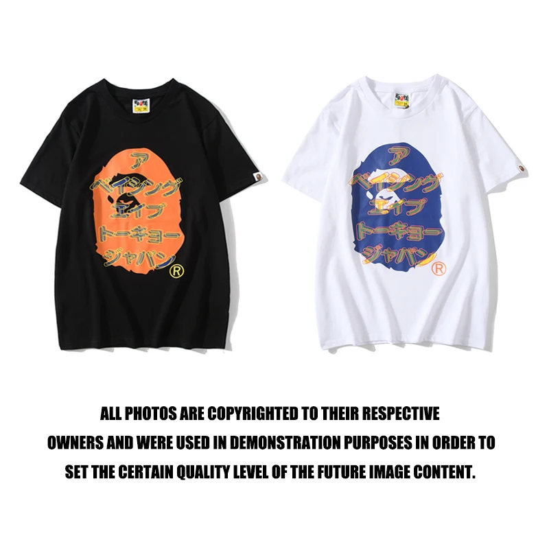 Модная футболка BAPE с коротким рукавом, 2022, японская брендовая высококачественная повседневная хлопковая футболка с коротким рукавом в стил...
Модная футболка BAPE с коротким рукавом, 2022, японская брендовая высококачественная повседневная хлопковая футболка с коротким рукавом в стил...