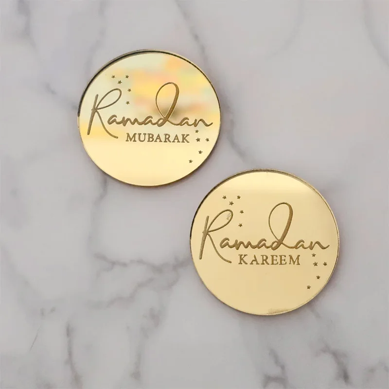 5pcs Acrylic Tag Cupcake Disc Topper Ramadan Mubarak Eid al-Fitr Al Adha Muslim Islamic Kareem Iftar suhoor table Place setting
5pcs Acrylic Tag Cupcake Disc Topper Ramadan Mubarak Eid al-Fitr Al Adha Muslim Islamic Kareem Iftar suhoor table Place setting