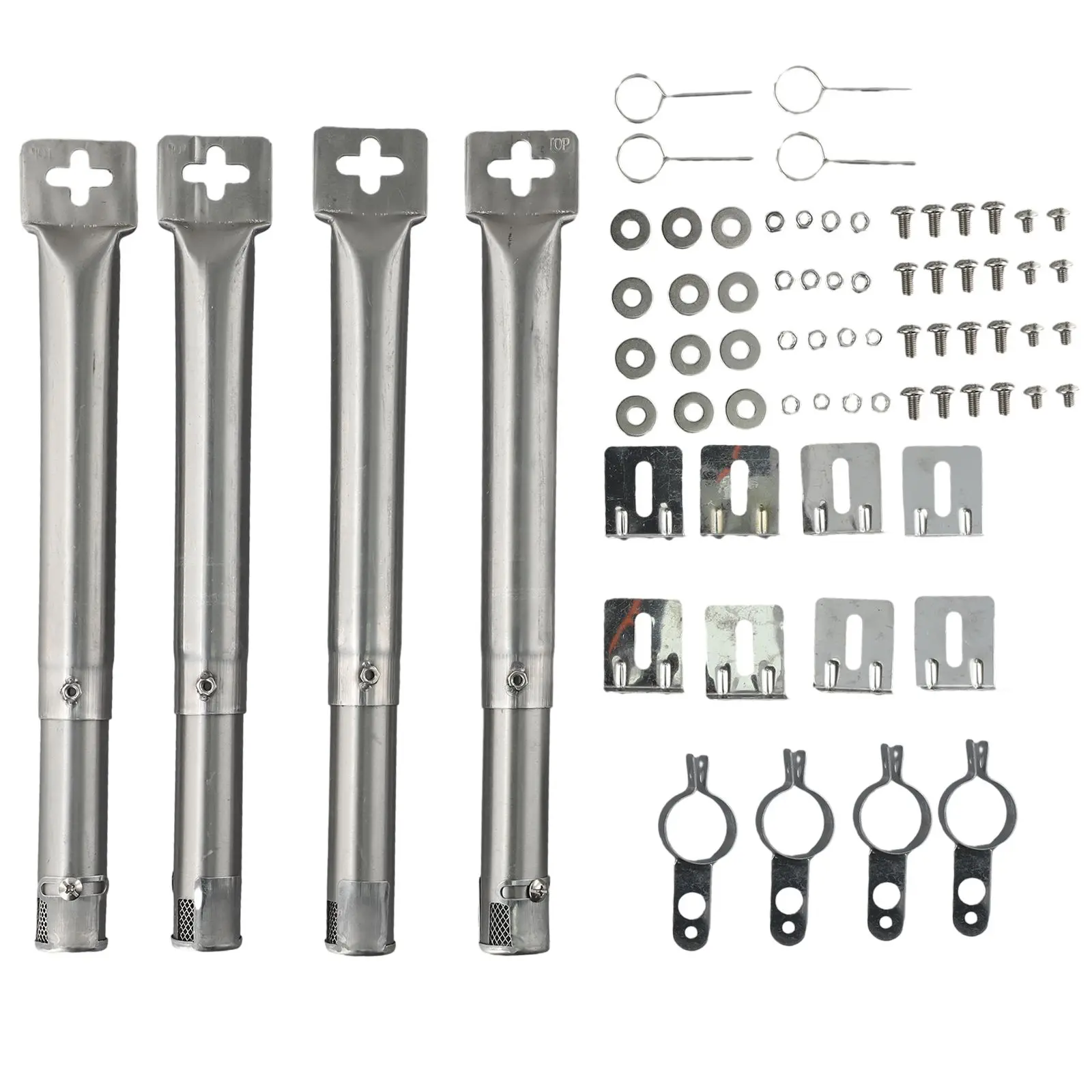 Accessory Tube Burners Heavy Duty Practical Silver Stainless Steel 25.4mm Barbecues Garden Heavy duty Outdoor 4Pcs
Accessory Tube Burners Heavy Duty Practical Silver Stainless Steel 25.4mm Barbecues Garden Heavy duty Outdoor 4Pcs
