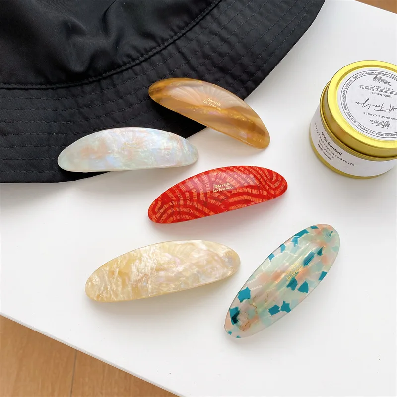 Ins Korean Wholesale France Women Fashion Acrylic Hair Accessories Hairpins 8.5cm Geometric Acetate Barrette Spring Hair Clips
Ins Korean Wholesale France Women Fashion Acrylic Hair Accessories Hairpins 8.5cm Geometric Acetate Barrette Spring Hair Clips