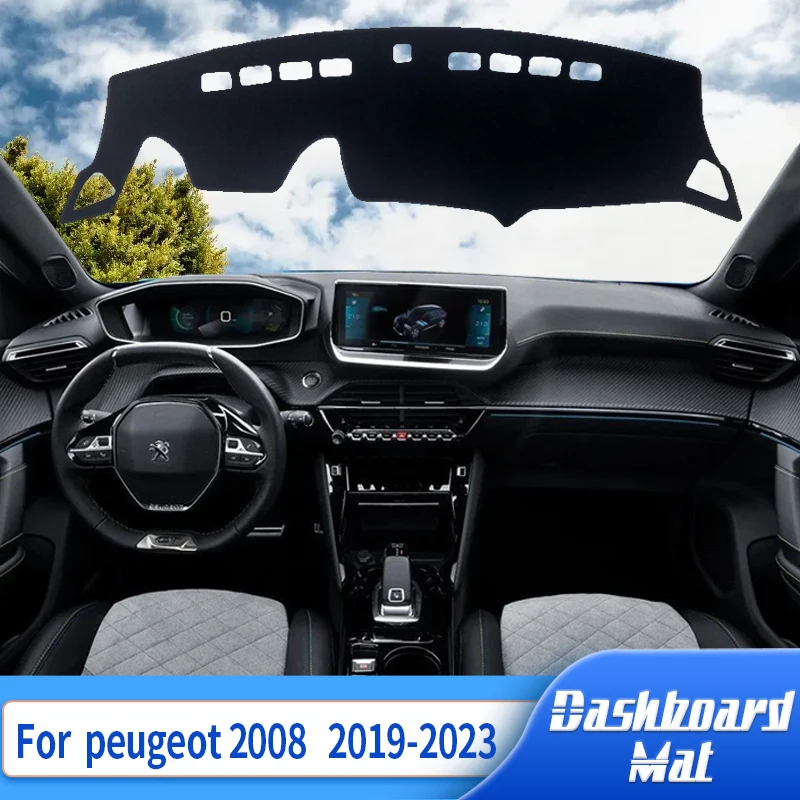 Dashboard Cover Board Mat Carpet Rug For Peugeot 2008 e-2008 P24 2019~2023 Auto Sun Shade Cape Blanket Anti-sun Car Accessories
Dashboard Cover Board Mat Carpet Rug For Peugeot 2008 e-2008 P24 2019~2023 Auto Sun Shade Cape Blanket Anti-sun Car Accessories