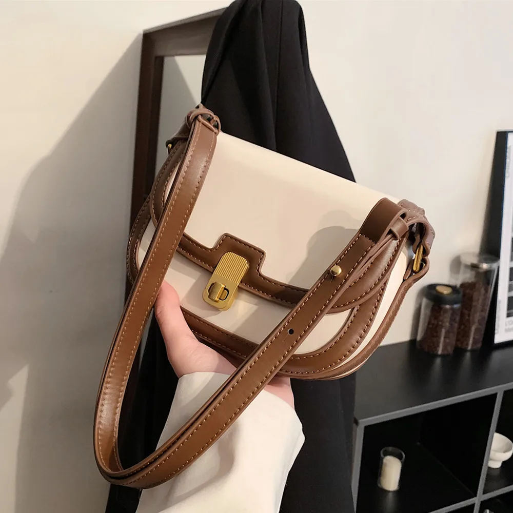 Burminsa Saddle Small Crossbody Bags For Women 2022 Trend Vintage Luxury Designer Semicircle Shoulder Purse Lock Ladies Handbags
Burminsa Saddle Small Crossbody Bags For Women 2022 Trend Vintage Luxury Designer Semicircle Shoulder Purse Lock Ladies Handbags