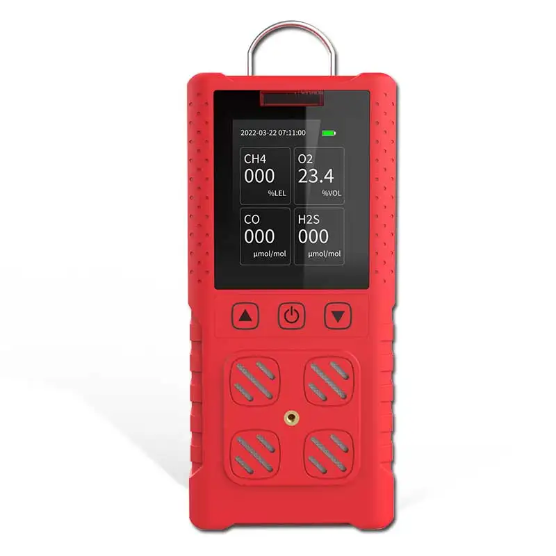 Battery Operated Handheld 4 in 1 Multigas Detector Multi Gas Monitor For O2 CH4 CO H2S
Battery Operated Handheld 4 in 1 Multigas Detector Multi Gas Monitor For O2 CH4 CO H2S