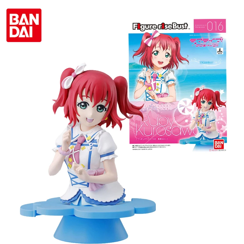 

Bandai Figure-rise Bust Original LoveLive!Sunshine!! School Idol Project Ruby Kurosawa Anime Action Figure Assembly Model Toys