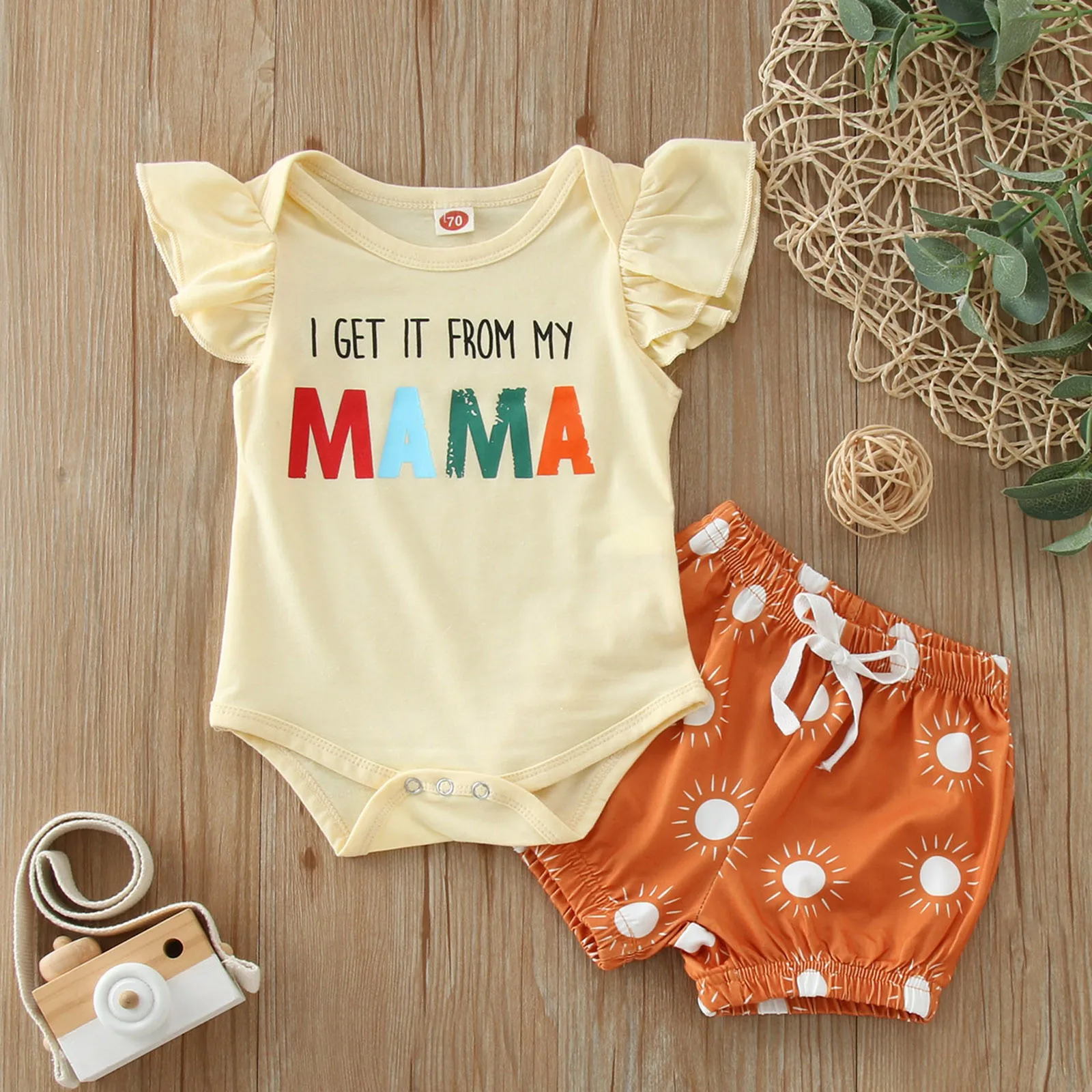 0-18 Months Newborn Baby Boys Girls Clothes 2022 Summer Fly Sleeve Frill Sleeve Letter Romper Tops Shorts Infant Outfits Set
0-18 Months Newborn Baby Boys Girls Clothes 2022 Summer Fly Sleeve Frill Sleeve Letter Romper Tops Shorts Infant Outfits Set