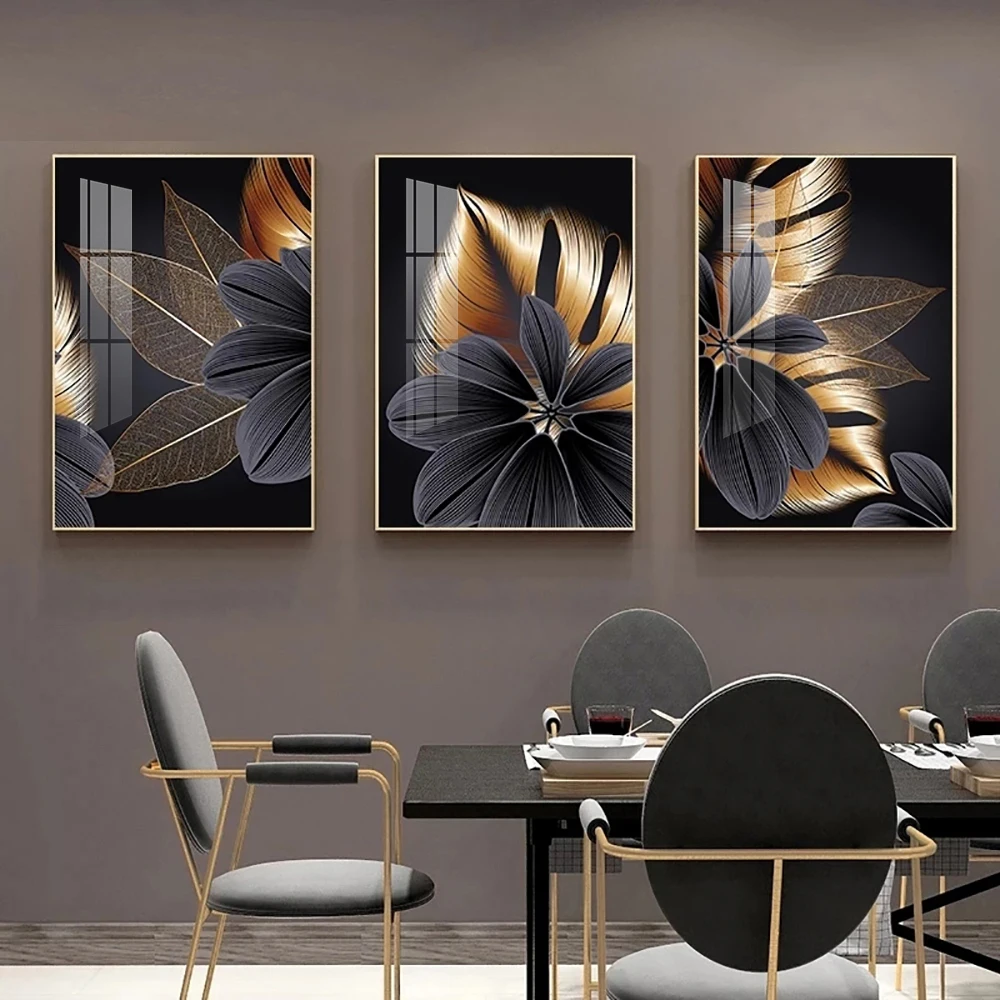 Upgraded Thickened Crystal Porcelain Painting Black Gold Plant Leaves Living Room Bedroom Background Wall Decoration Painting
Upgraded Thickened Crystal Porcelain Painting Black Gold Plant Leaves Living Room Bedroom Background Wall Decoration Painting