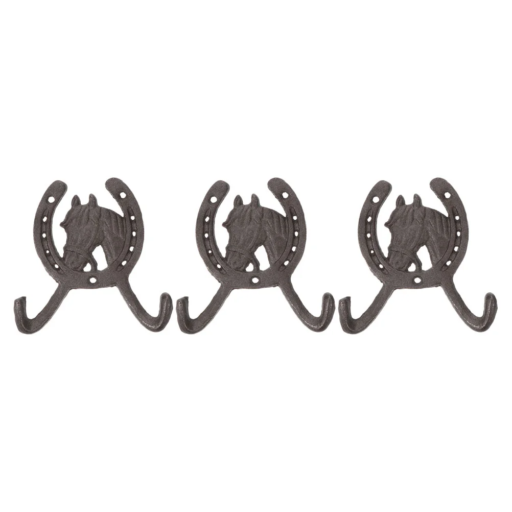3pcs Horse Horseshoe Western Double Cast Wall Hooks Hanging Hook Sundries Organizer for Bathroom 123×12CM
3pcs Horse Horseshoe Western Double Cast Wall Hooks Hanging Hook Sundries Organizer for Bathroom 123×12CM