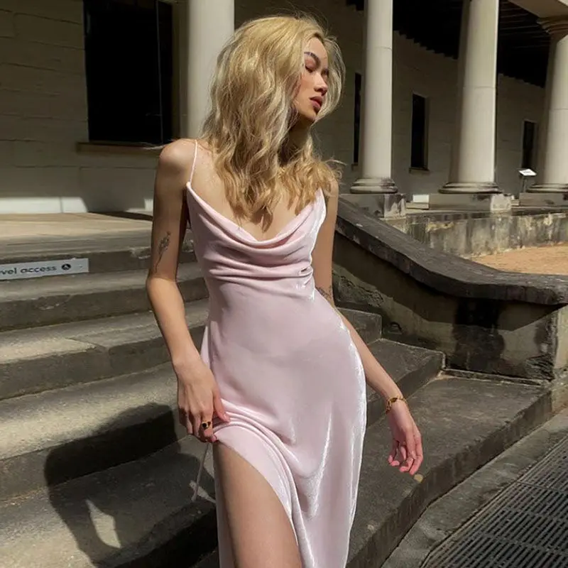 French Style Lady Midi Dress Lazy Flannel Chic And Elegant Woman Dress Bodycon Sexy Female Clothing Summer Evening Dresses Strap
French Style Lady Midi Dress Lazy Flannel Chic And Elegant Woman Dress Bodycon Sexy Female Clothing Summer Evening Dresses Strap