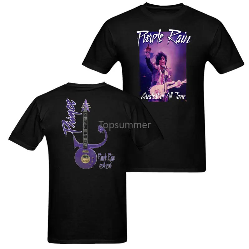 New Two Sides Prince Purple Rain T-Shirt Men Music Legend Black Short Sleeve Casual Tshirt 3D Print O Neck Cotton Top Tee Tees
New Two Sides Prince Purple Rain T-Shirt Men Music Legend Black Short Sleeve Casual Tshirt 3D Print O Neck Cotton Top Tee Tees